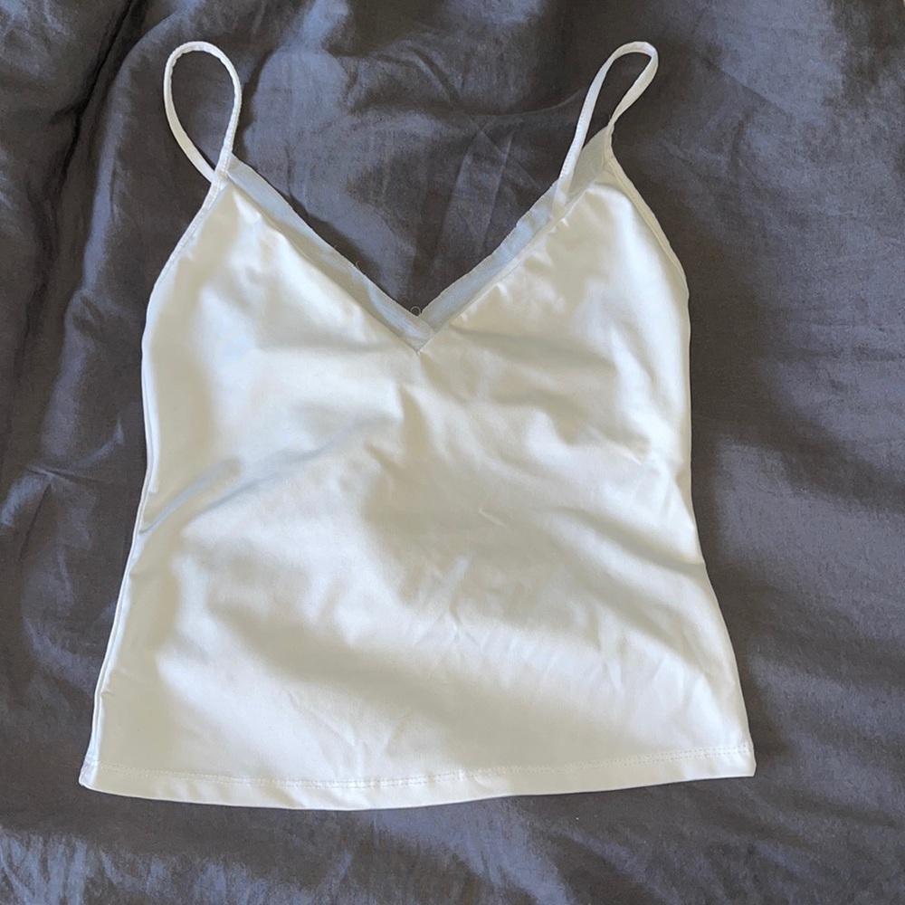 Zara satin tank top